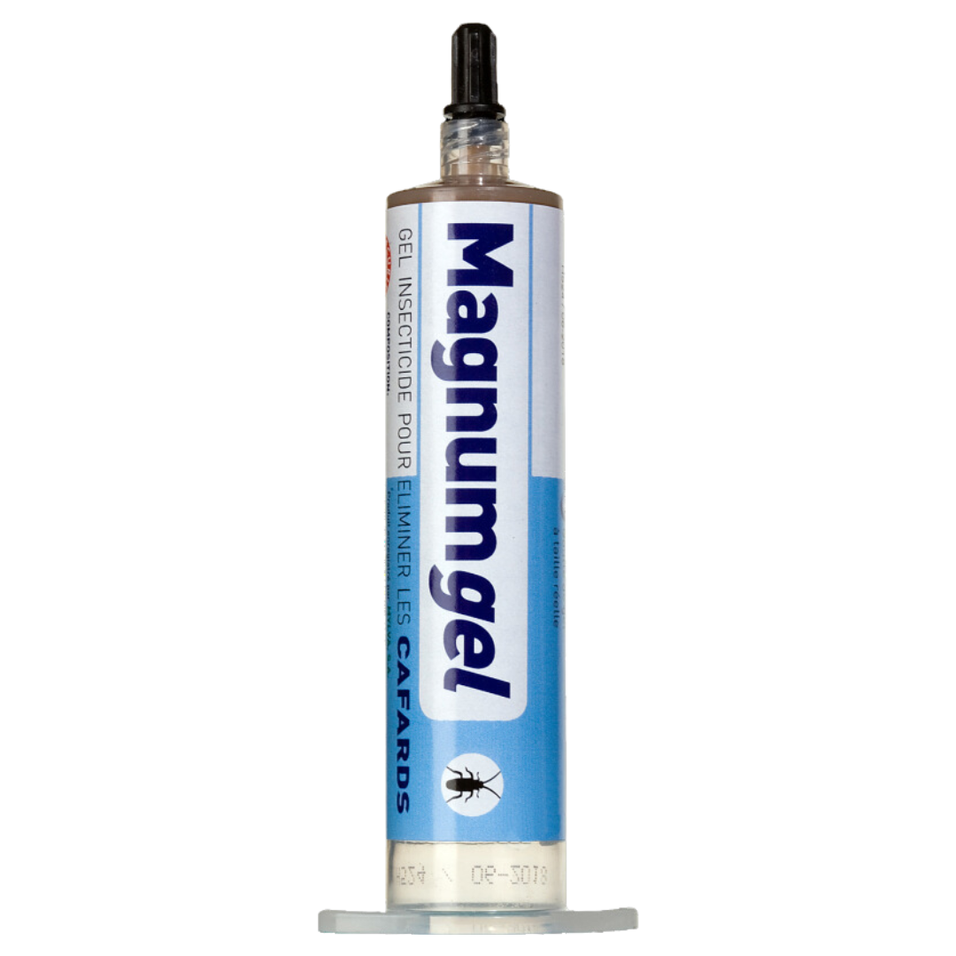 Magnum Gel Blattes, gel insecticide efficace contre les cafards, élimine les infestations en ciblant leur nid.