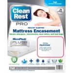 Housse 2en1 CleanRest Pro 140x190, protection matelas et sommier contre les punaises de lit.