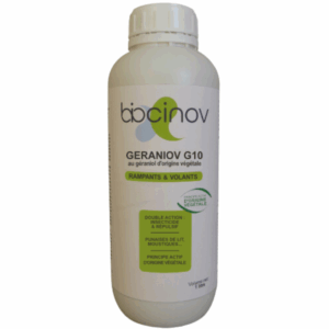 Geraniov G10 insecticide naturel contre les punaises de lit et moustiques, avec géraniol, flacon 250ml