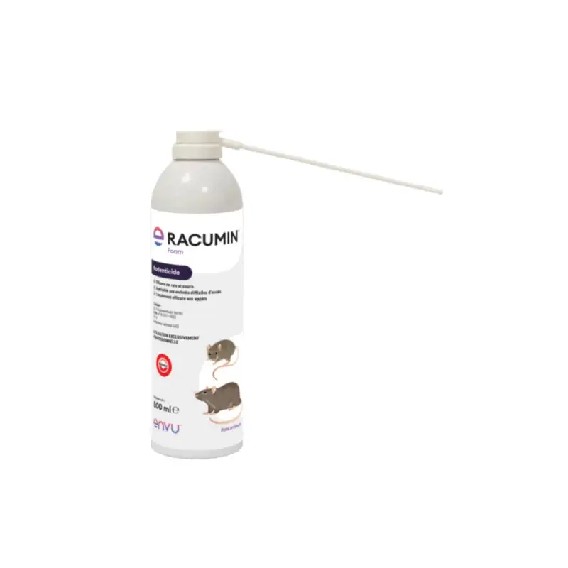 Racumin Foam rodenticide en mousse pour lutter contre les rats et souris, solution innovante et économique